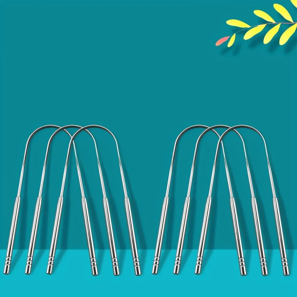 True Stainless-Steel Tongue Scraper