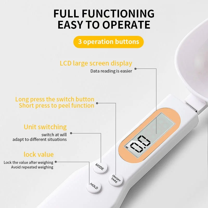 Precision Spoon Digital Kitchen Scale